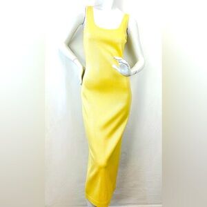 NEW ST. JOHN COUTURE LEMON GRASS MILANO DRESS! SIZE 0, NEW WITH TAGS!